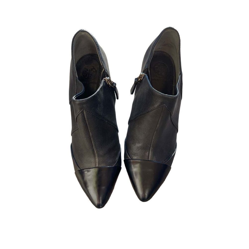 Tory Burch - Black leather ankle boots- 6